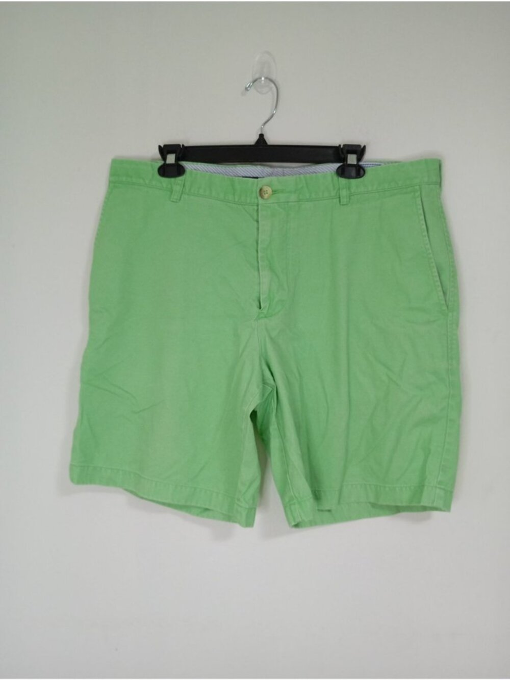 Southern Tide Mens Green Pima Cotton-Modal Blend Chino Shorts W38